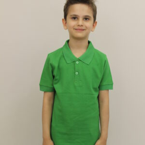 yeşil kısa kollu polo yaka t shirt