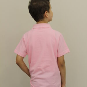 pembe kısa kollu polo yaka t shirt