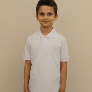beyaz kısa kollu polo yaka t shirt