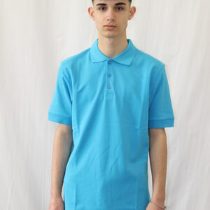 turkuaz kısa kollu polo yaka t shirt