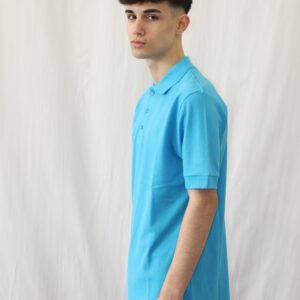 turkuaz kısa kollu polo yaka t shirt