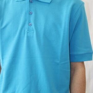 turkuaz kısa kollu polo yaka t shirt