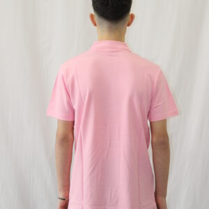 pembe kısa kollu polo yaka t shirt